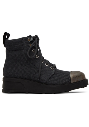 Objects IV Life Gray Workwear Ankle Boots