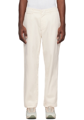 nanamica Off-White Wide Chino Trousers