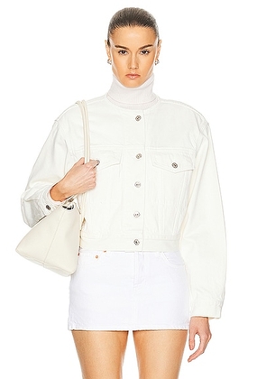 Citizens of Humanity Renata Jacket in Pashmina - White. Size M (also in L, XL).