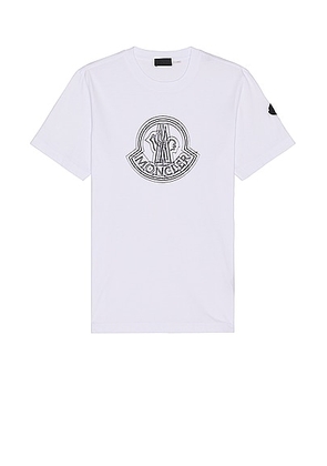 Moncler Graphic Tee in Brilliant White - White. Size L (also in ).