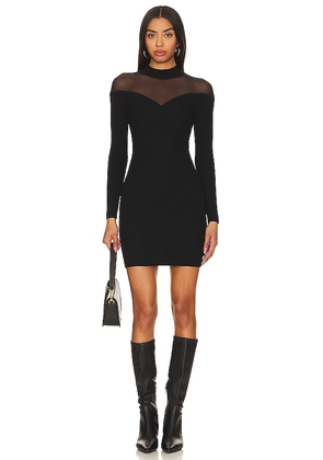ASTR the Label Larna Sweater Dress in Black. Size L, S, XL.