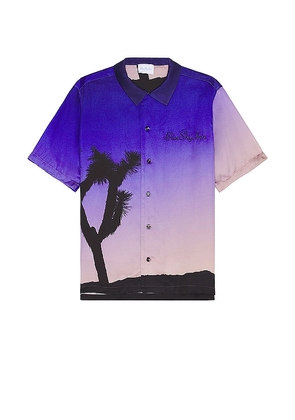 Blue Sky Inn Volcanic Shirt in Purple. Size M, S, XL/1X.