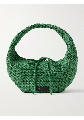 KHAITE - Olivia Medium Raffia Shoulder Bag - Green - One size