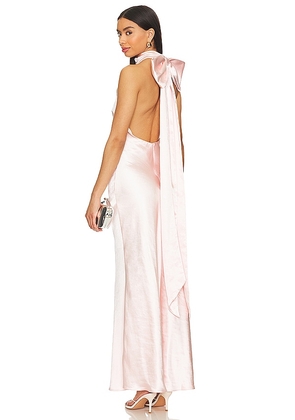 MISHA x REVOLVE Evianna Gown in Rose. Size M, S, XL, XS, XXL.