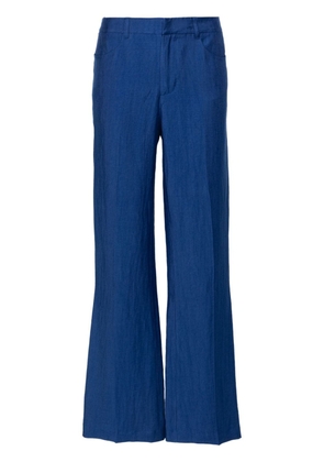 Zadig&Voltaire Pistol mid-rise flared trousers - Blue