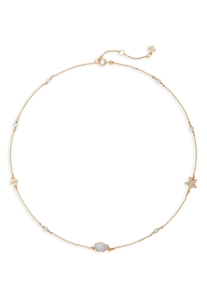 Tory Burch Celestial enamel necklace - Gold