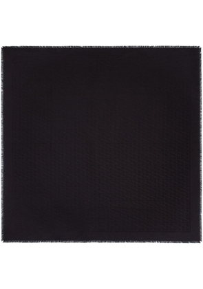 Valentino Garavani Toile Iconographe wool-silk shawl - Black
