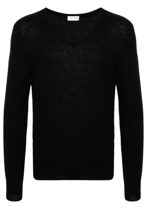 Saint Laurent cashmere-silk blend jumper - Black