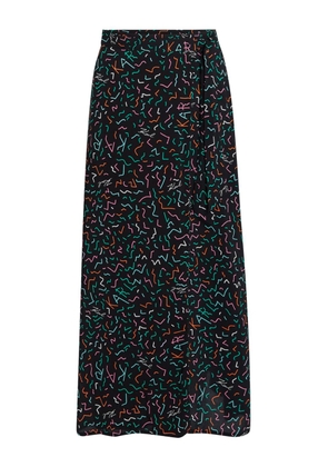 Karl Lagerfeld geometric-print sarong - Black