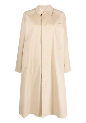 Claudie Pierlot reversible cotton trench coat - Neutrals