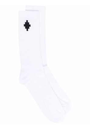 Marcelo Burlon County of Milan Cross ankle-high socks - White