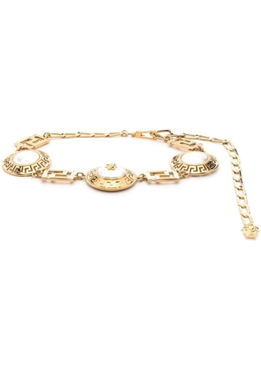 Versace medusa-head chain belt - Gold