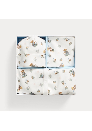 Polo Bear Cotton Three-Piece Gift Set