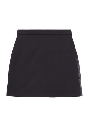 The Kooples Press-Stud Mini Skirt
