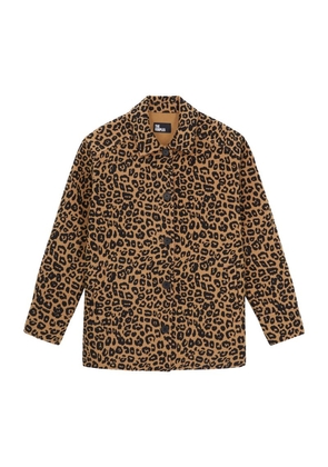 The Kooples Wool-Blend Leopard Print Jacket