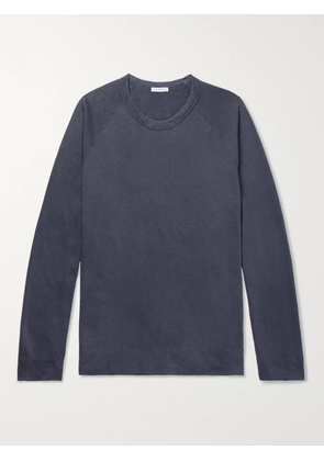 James Perse - Loopback Supima Cotton-Jersey Sweatshirt - Men - Blue - 1