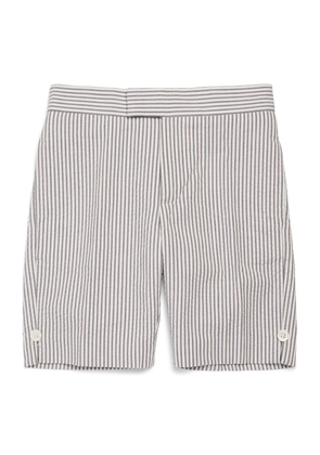 Thom Browne Kids Cotton Striped Shorts (2-12 Years)
