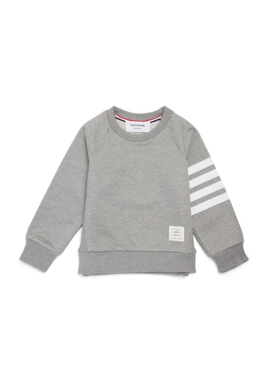Thom Browne Kids Cotton 4-Bar Sweatshirt (2-12 Years)
