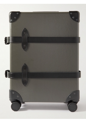 Globe-Trotter - Centenary Leather-Trimmed Carry-On Suitcase - Men - Gray
