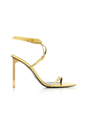 Arielle Baron - Cattiva Leather Sandals - Gold - IT 37.5 - Moda Operandi