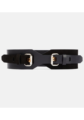 Etro Suede and leather belt