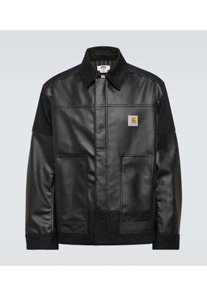 Junya Watanabe x Carhartt faux leather jacket