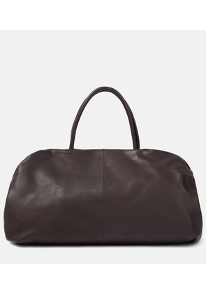 The Row Elio Bourse leather tote bag