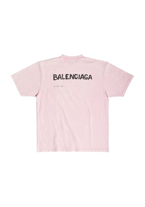 Hand Drawn Balenciaga T-Shirt Large Fit