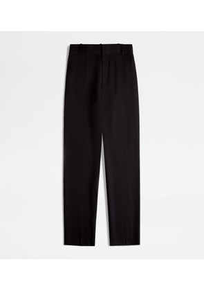 Tod's - Trousers in Wool, BLACK, 38 - Trousers