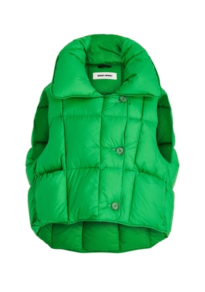 Ienki Ienki - Cozy Down Ski Vest - Green - XS - Moda Operandi