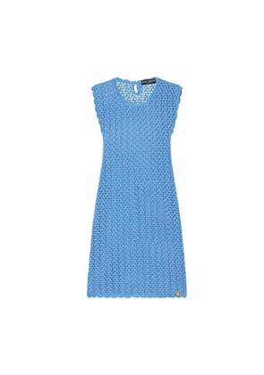 Crochet Sleeveless Short Dress
