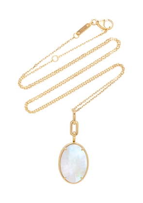 Monica Rich Kosann - Slim 18K Gold Mother of Pearl Oval Locket - Gold - OS - Moda Operandi - Gifts For Her