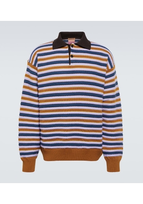 Zegna x The Elder Statesman cashmere and wool polo sweater