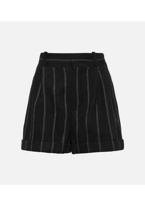 The Mannei Kudebi pinstripe wool shorts