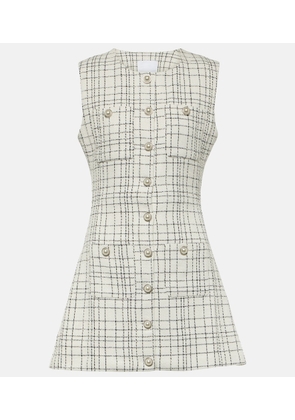 Same Grace checked knitted minidress