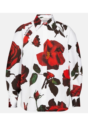 Alexander McQueen Floral printed shirt