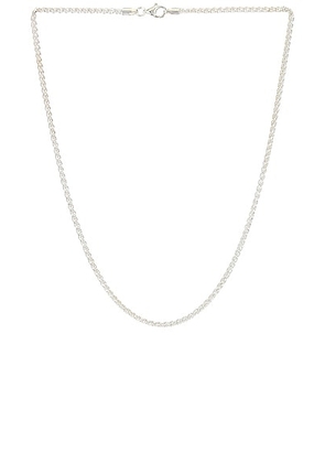 Hatton Labs Rope Chain in Silver - Metallic Silver. Size 18in (also in ).