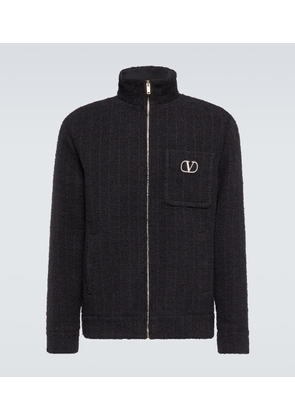 Valentino VLogo tweed jacket