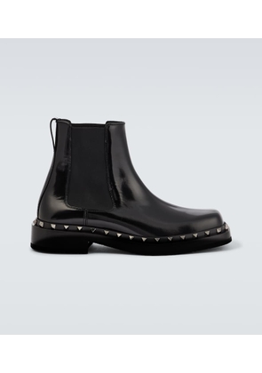 Valentino Garavani Rockstud-embellished leather ankle boots