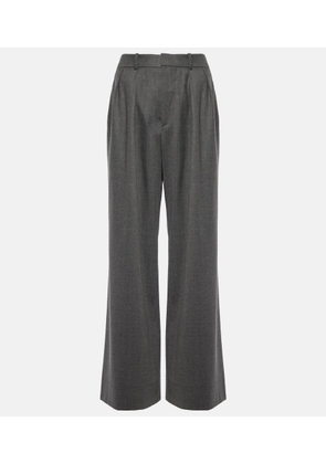 Wardrobe.NYC Low-rise wool flannel wide-leg pants