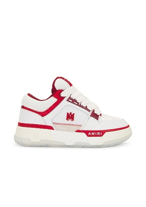 Amiri Ma-1 Sneaker in White & Red - Red. Size 45 (also in ).