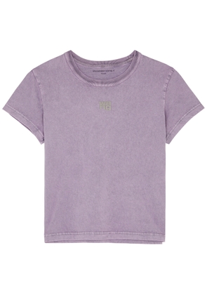 Alexanderwang. t Logo Cotton T-shirt - Lilac - M (UK12 / M)