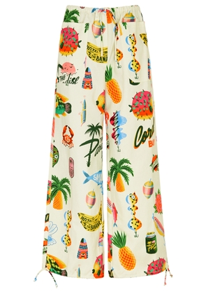 Alemais Samaki Printed Twill Trousers - Multicoloured - 6 (UK6 / XS)