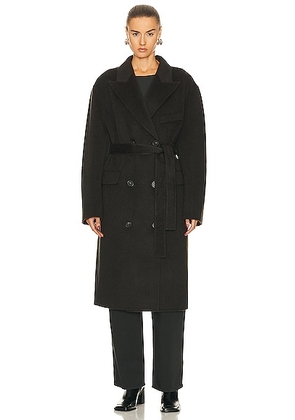 Acne Studios Belted Trench Coat in Charcoal Grey - Grey. Size 40 (also in 42).