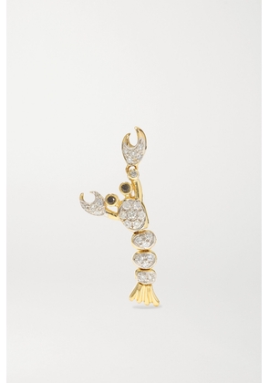 Yvonne Léon - 9-karat Gold Diamond Earring - One size