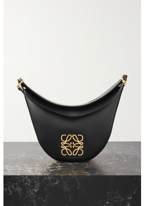 Loewe - Luna Anagram Medium Embellished Leather Shoulder Bag - Black - One size