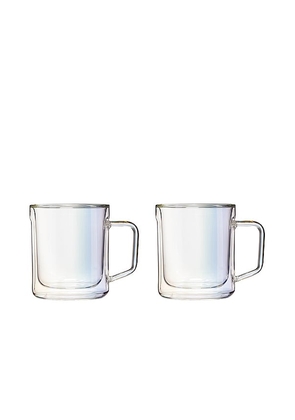 Corkcicle Glass Mug 12oz Double Pack in Pink.
