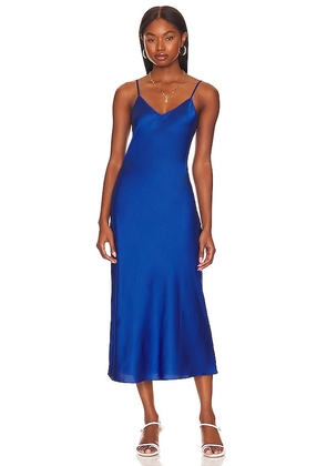 ALLSAINTS Bryony Dress in Blue. Size 8.