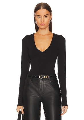 AFRM x REVOLVE Kloie Bodysuit in Black. Size 3X.