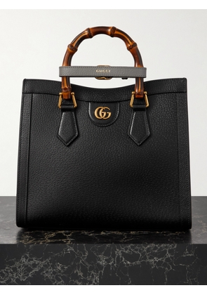 Gucci - Diana Small Textured-leather Tote - Black - One size